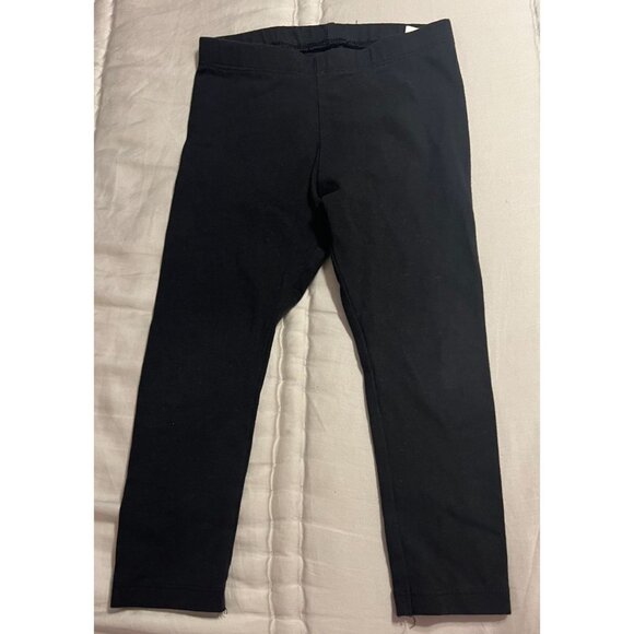 Jumping Beans Jeans Pants Girls Size 3T Black Knit Leggings Elastic Waistband Pu - Picture 1 of 3